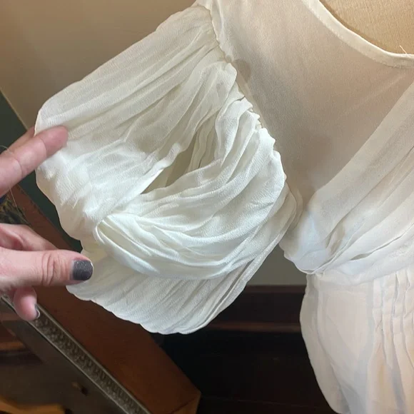 Anthropologie/Flower That Girl bohemian flowy top, tags on, never worn. - Picture 4 of 5